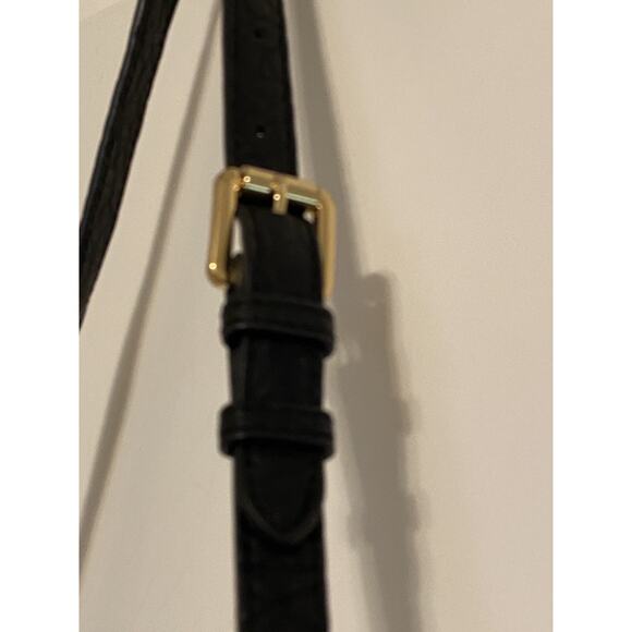 Vince Camuto Purse Bag Black Pebbled Leather Snap & Zip Multi Compartment - Picture 5 of 16